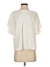 Trina Turk 100% Polyester Ivory Short Sleeve Blouse Size S - photo 1