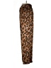 Dancing Leopard 100% Polyester Animal Print Brown Casual Pants Size 12 - photo 5