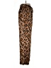 Dancing Leopard 100% Polyester Animal Print Brown Casual Pants Size 12 - photo 4