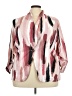 Shein Curve Print Pink Blazer Size 20 Plus (4) - photo 1