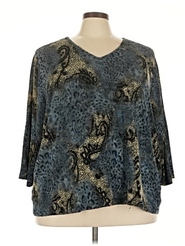 Maggie Barnes 3/4 Sleeve Blouse (view 1)