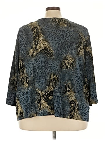 Maggie Barnes 3/4 Sleeve Blouse (view 2)