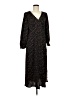 Gap 100% Polyester Black Casual Dress Size Med Petite - photo 1