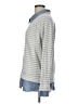 Soft Joie 100% Cotton Gray Pullover Sweater Size L - photo 5
