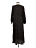 Gap 100% Polyester Black Casual Dress Size Med Petite - photo 2