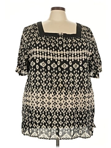 Liz & Me Short Sleeve Blouse (view 1)