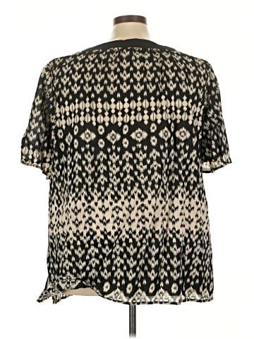 Liz & Me Short Sleeve Blouse (view 2)