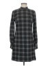 Calvin Klein Plaid Gray Casual Dress Size 8 - photo 1