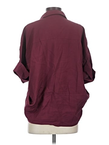 Banana Republic Factory Store 3/4 Sleeve Button-Down Shirt (view 2)