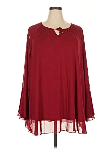 Lane Bryant Outlet Long Sleeve Blouse (view 1)