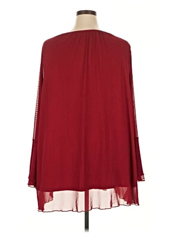 Lane Bryant Outlet Long Sleeve Blouse (view 2)