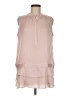 Banana Republic 100% Polyester Pink Sleeveless Blouse Size M - photo 1