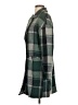 Unbranded 100% Polyester Plaid Green Coat Size S - photo 5