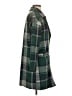 Unbranded 100% Polyester Plaid Green Coat Size S - photo 4