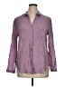 Assorted Brands 100% Viscose Solid Purple Long Sleeve Button-Down Shirt Size XL - photo 1