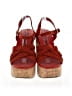 Free People 100% Leather Red Sandals Size EU 39 - photo 2