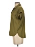 Rose + Olive 100% Polyester Green Short Sleeve Blouse Size XS - photo 5