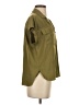 Rose + Olive 100% Polyester Green Short Sleeve Blouse Size XS - photo 4