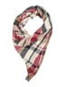 Unbranded Plaid Burgundy Red Scarf One size - photo 1