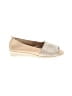 The Flexx Solid Color Block Gold Tan Flats Size 7 1/2 - photo 1