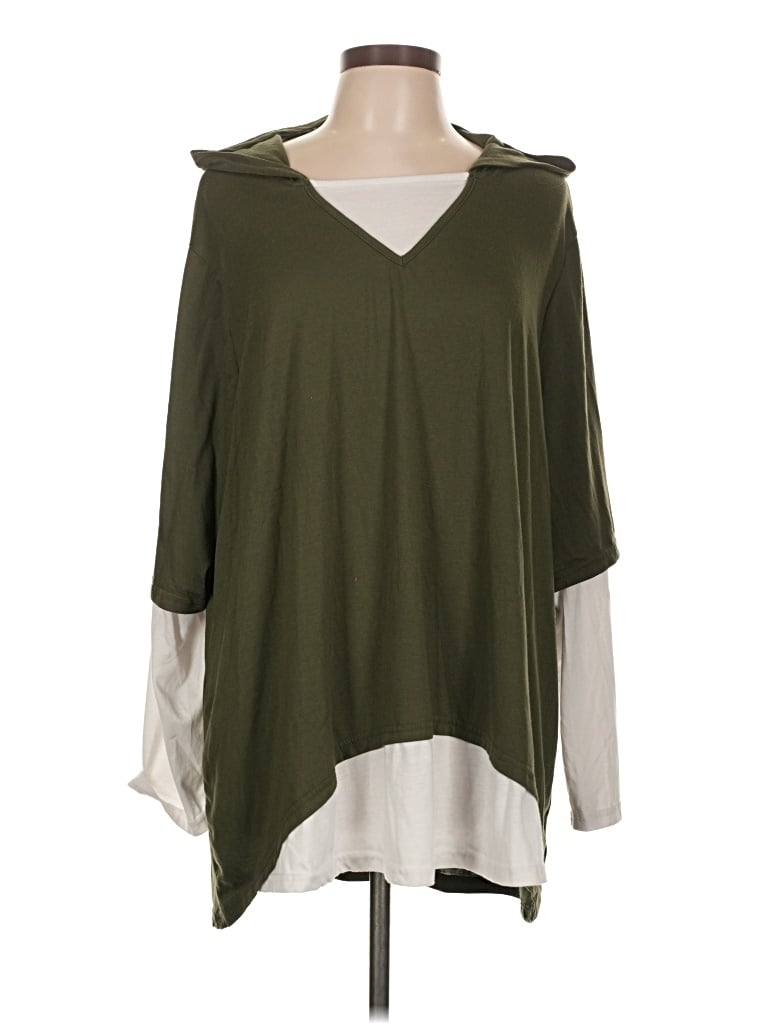 Pre-owned Unbranded Poncho In Green