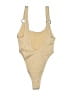 South Beach Tweed Tan One Piece Swimsuit Size 6 - photo 2