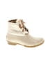 Sperry Top Sider Ivory Tan Ankle Boots Size 6 1/2 - photo 1