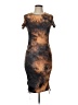 Shein Tie-dye Brown Cocktail Dress Size L - photo 1