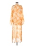 Devon Windsor 100% Polyester Tie-dye Orange Casual Dress Size M - photo 2