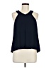 Trina Turk 100% Polyester Blue Sleeveless Blouse Size M - photo 1
