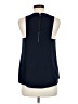 Trina Turk 100% Polyester Blue Sleeveless Blouse Size M - photo 2