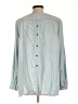 Ann Taylor LOFT Blue 3/4 Sleeve Blouse Size L - photo 2
