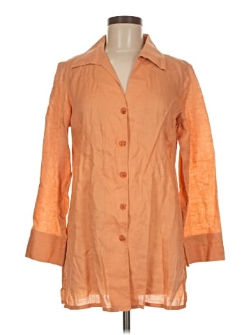 Rafaella 3/4 Sleeve Button-Down Shirt (view 1)