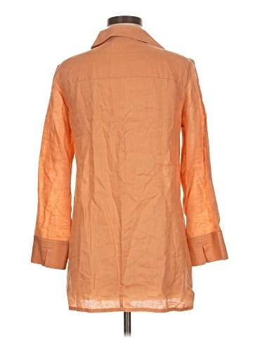 Rafaella 3/4 Sleeve Button-Down Shirt (view 2)