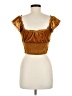 Forever 21 Gold Short Sleeve Top Size M - photo 2