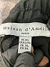 Maison d' Amelie Solid Black Track Pants Size XL - photo 6