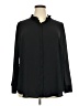 Torrid 100% Polyester Black Long Sleeve Blouse Size 2X Plus (2) - photo 1