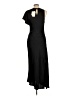 Luxely Solid Black Casual Dress Size 12 - photo 2
