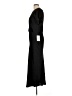 Luxely Solid Black Casual Dress Size 12 - photo 5
