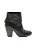 Rag & Bone 100% Leather Black Ankle Boots Size 10 - photo 1