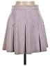 Alice + Olivia Solid Gray Purple Casual Skirt Size 2 - photo 1
