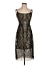 BCBGMAXAZRIA 100% Polyester Metallic Brown Cocktail Dress Size 2 - photo 1