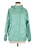 L.L.Bean 100% Polyester Solid Green Raincoat Size M (petite) - photo 1