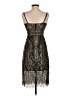 BCBGMAXAZRIA 100% Polyester Metallic Brown Cocktail Dress Size 2 - photo 2