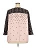 Talbots 100% Polyester Polka Dots Pink 3/4 Sleeve Blouse Size 2X - photo 2