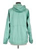 L.L.Bean 100% Polyester Solid Green Raincoat Size M (petite) - photo 2