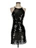 Lulus 100% Polyester Metallic Black Cocktail Dress Size XS - photo 1