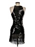 Lulus 100% Polyester Metallic Black Cocktail Dress Size XS - photo 2