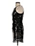 Lulus 100% Polyester Metallic Black Cocktail Dress Size XS - photo 5