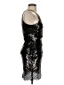 Lulus 100% Polyester Metallic Black Cocktail Dress Size XS - photo 4